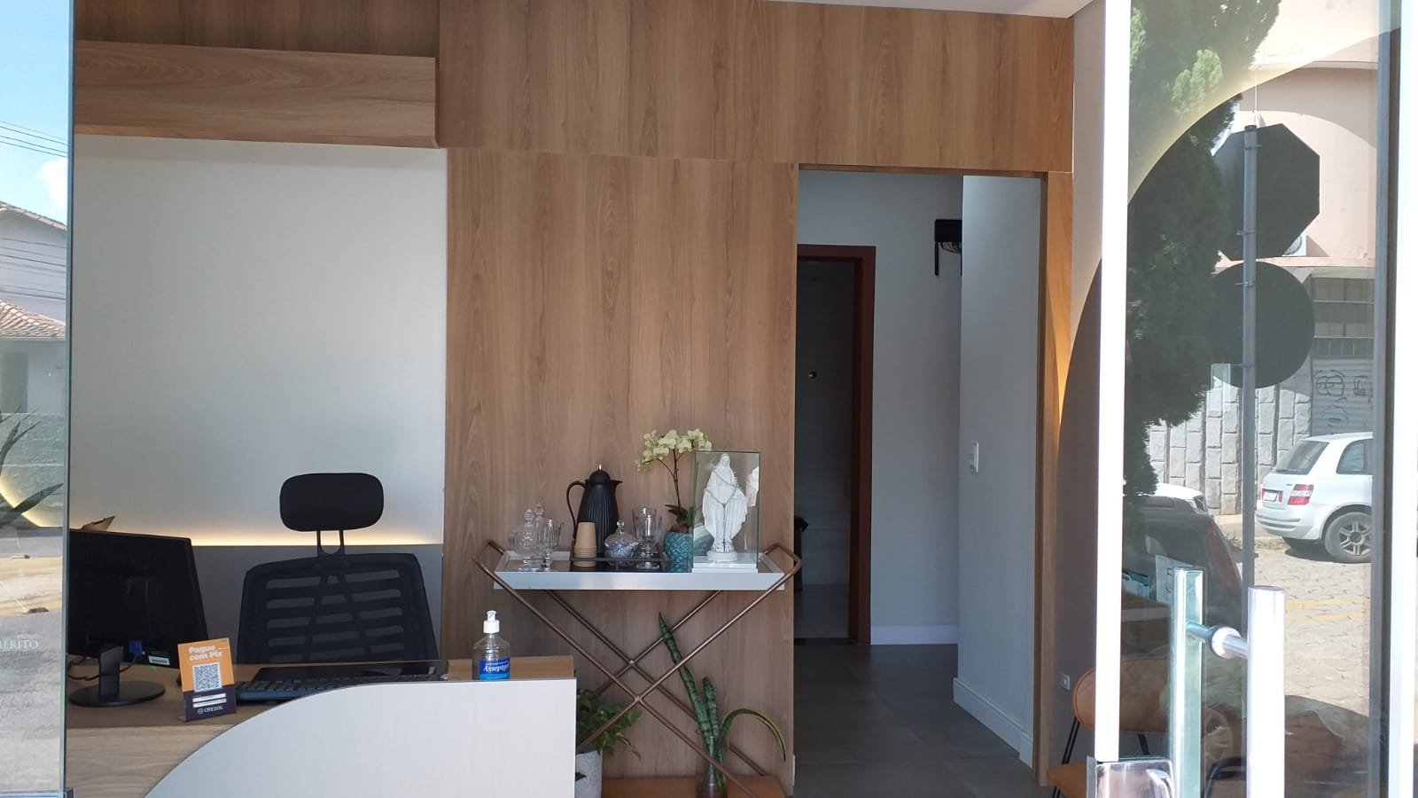 Recepção da Clínica VERT